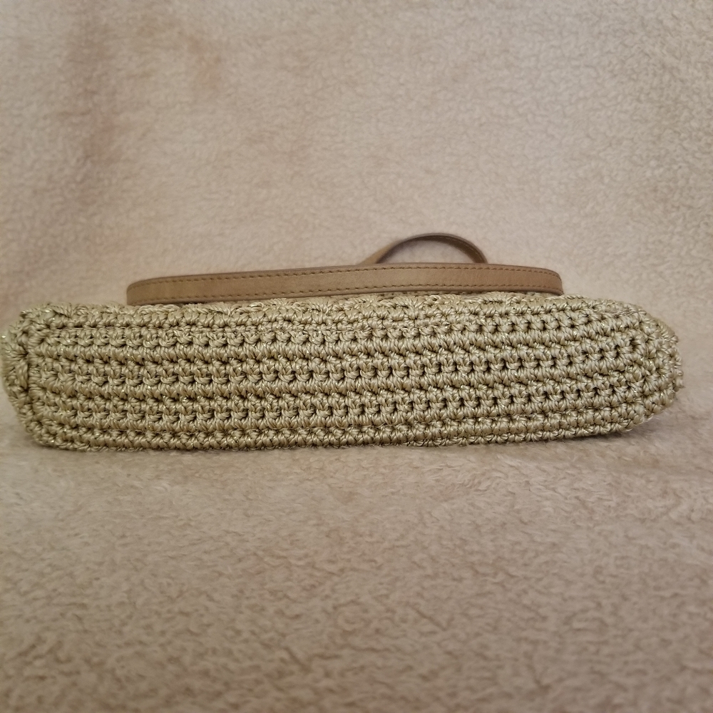 The Sak Reseda Mini Crochet Crossbody Bag | Bamboo Sparkle Malia Weave - Picture 6 of 12